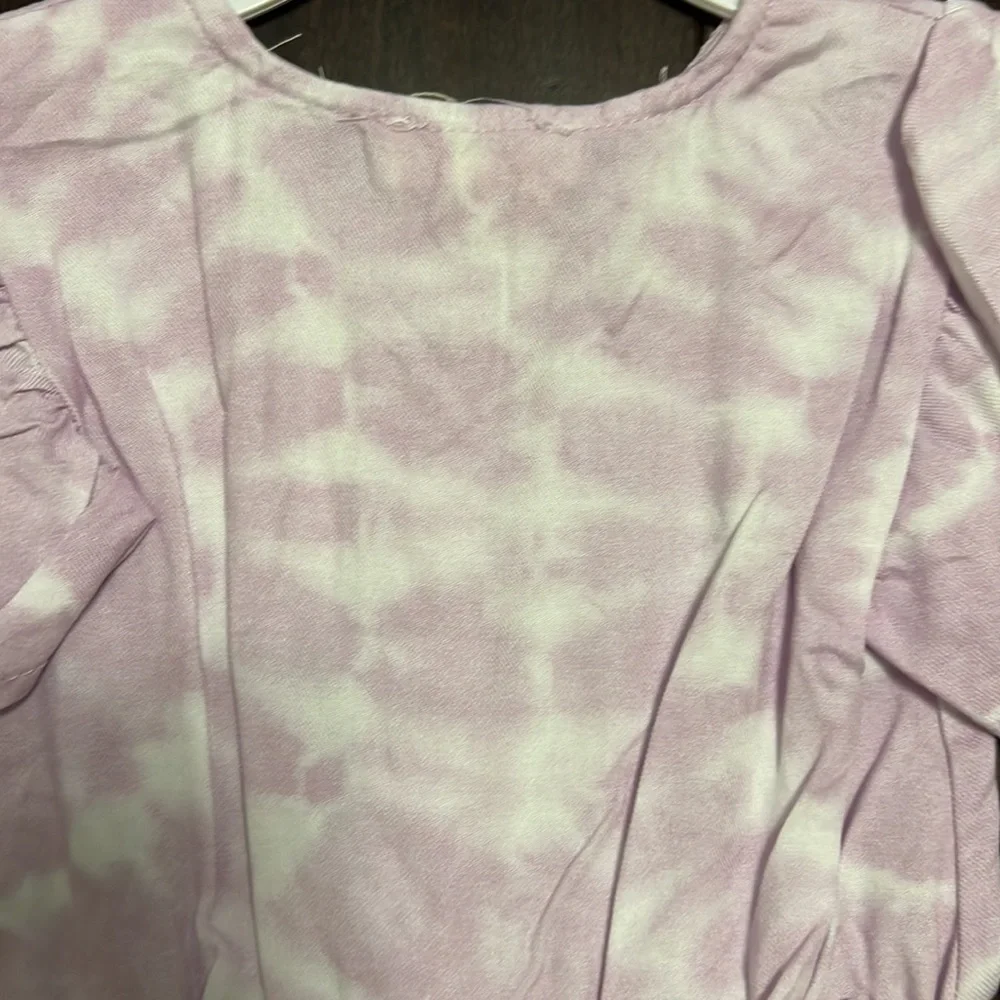 NWT Jessica Simpson Toddler Girls Lilac Purple Tie Dyed Romper!